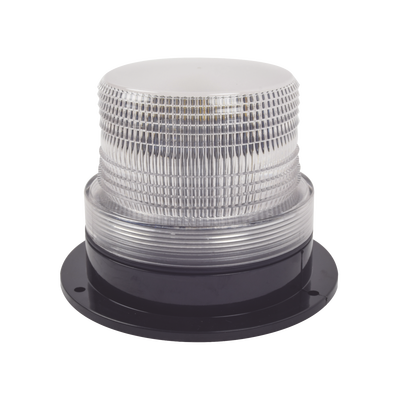 [X126-W] Burbuja brillante de Larga Vida Útil, con 8 LEDs, Color Claro, Domo Claro. 12Vcd