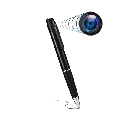 [W8] Cámara Oculta en Bolígrafo (Spyce Camera) /  Full HD / Grabación de Video y Audio / Captura de Fotos / Soporta Memoria Micro-SD de hasta 64G / Tiempo de Carga Aprox. 1 hora / Tiempo de Trabajo 120 min. / Incluye Cable de Carga.
