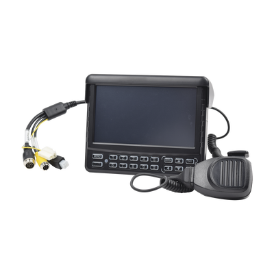 [XMRCP4] Panel de Control Dáctilar Multifuncional con Monitor de 7" / Soporta Audio de Dos Vías / Compatible con DVR´s Móviles XMR Epcom