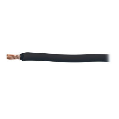[SLY-296-BLK/100] Cable Eléctrico 8 awg  color negro,Conductor de cobre suave cableado. Aislamiento de PVC, autoextinguible. BOBINA 100 MTS