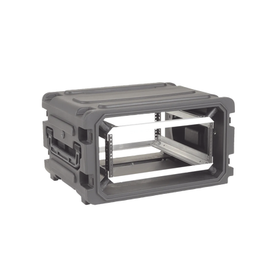[3SKB-R04U20W] Gabinete Plástico Móvil con Amortiguador con Rack de 19", 4 Unidades.
