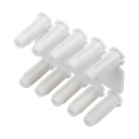 Taquete blanco 3/16" para tornillo 8mm x 3/4" (100pzs) (1101-01100)
