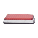 Luz de Advertencia de 7X3", Color Rojo, Ideal para Ambulancias