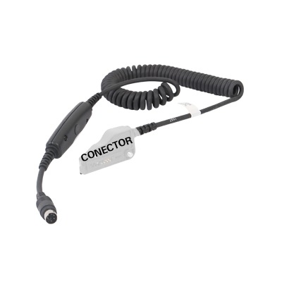 [V3-10783] Cable modular intercambiable para KENWOOD NX-340/320/420, TKD-340, TK-3230/3000/3402/3312/3360/3170