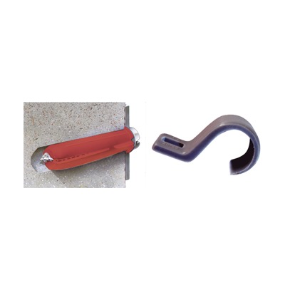 [TK-1420] Kit de 8 grapas, 8 taquetes y 8 tornillos para sujetar conductores redondos o tubo en muro (para tubo de 1/2) (2104-07240)
