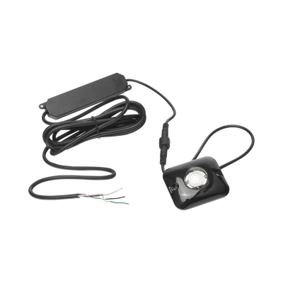 [X120-A] Estrobo Oculto de 1 LED de 10W, Ideal para Vehículos Encubierto, Color Ambar