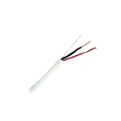 [92-59] Bobina de 305 Metros (1000 Pies) / 2 x 18 AWG / Cable / Blanco / Para Aplicaciones de Alarma / Audio / Control de Acceso / Certificado UL / Resistente al Fuego / Para Interior