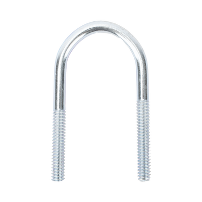 Abrazadera tipo U de 1", con acabado Electro Zinc, no incluye tuercas y arandelas