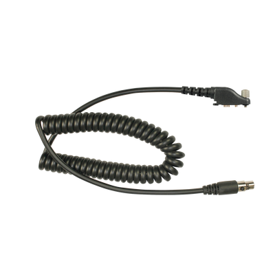 [MC-EM10] Cable resistente al fuego (UL-914), para auricular HDS-EMB con atenuación de ruido para radios Icom IC-F50/ 60/ 3161/ 4161/ 30GS/ 30GT/ 40GT/ 40GS/ 40G.