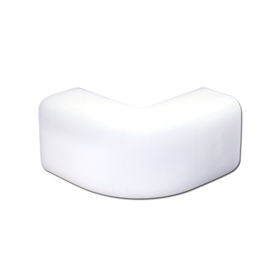 [TMK-0812-EE] Esquinero exterior de PVC auto extinguible,  para canaleta canaleta TMK0812 3 piezas, (5010-02001)