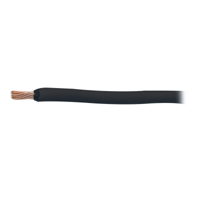 [SLY-296-BLK] Cable 8 awg  color negro,Conductor de cobre suave cableado. Aislamiento de PVC, autoextinguible. (Venta por Metro)