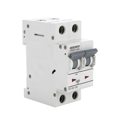 [FE7632PC40] Protección Térmica 2P, 40A,  Corriente Alterna  400 Vca para Aplicación Fotovoltaica Montaje Riel DIN