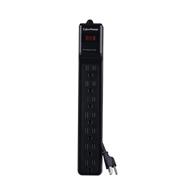 [CSB706] Multicontacto Con Supresor de Picos, Voltaje de Entrada 125 Vca NEMA 5-15P, Con 7 Salidas NEMA 5-15R, 1500 Joules