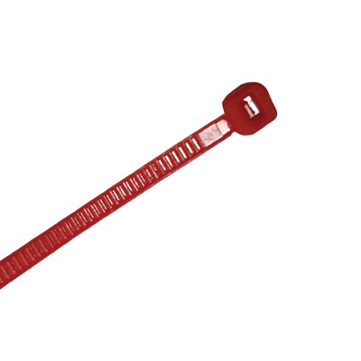 [TH-300-R] Cincho de nylon color rojo 4.8 x 300mm (100pzs) (4200-04003)