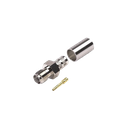 Conector SMA Hembra de Anillo Plegable para Cables RG-8/X, LMR-240, 9258, Niquel/Oro/Teflón.