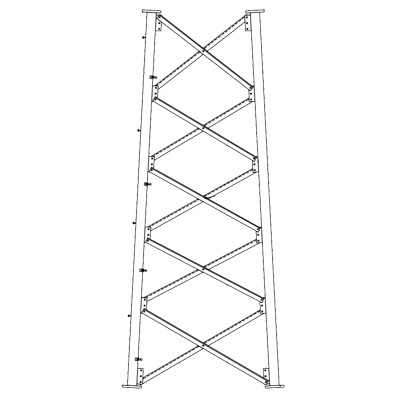 [SSV7N165] Sección 7 Base para Torre Autosoportada línea SSV (Código de Fábrica: 7N165)