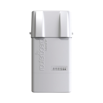 [RB912UAG-2HPND-OUT] (BaseBox 2) Punto de Acceso Conectorizado PTP y PTMP en 2.4 GHz 802.11 b/g/n, Hasta 1000 mW de Potencia, Cuenta con una Ranura  miniPCIe para Expansión