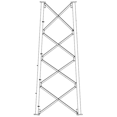 [SSV8N106] Sección 8 Base para Torre Autosoportada línea SSV (Código de Fábrica: 8N106)