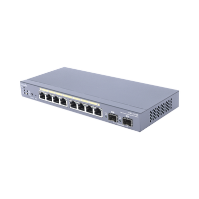 [EWS2910P] Switch PoE Administrable de 8 puertos Gigabit 802.3 af de 61.6 W y Controlador para 50 Puntos de Acceso Serie Neutron/EnTurbo.