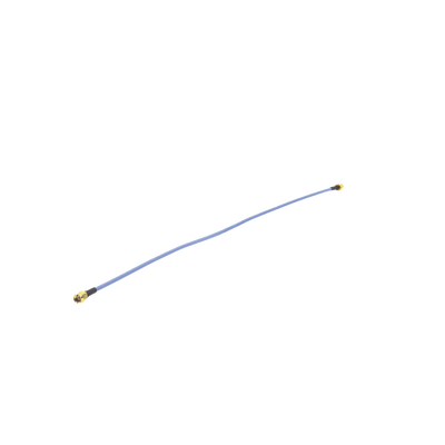 [ACRPSMA] Jumper MikroTik (Flex-Guide) de 50 cm (19.69 Pulgadas), Núcleo de Cobre-Plateado, Conectores SMA-Macho Inversos, Hasta 6 GHz