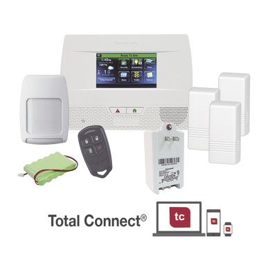 [L5210-PK] Panel de Alarma Inalambrico Autocontenido con Pantalla Touch L5210, integrable a casa inteligente usando servicio de Total Connect