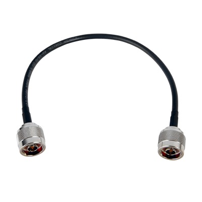 [SN-58U-N-30] Jumper de 30 cm (11.81 Pulgadas) Fabricado con Cable RG-58U-SYS, Conectores N en Ambos Extremos