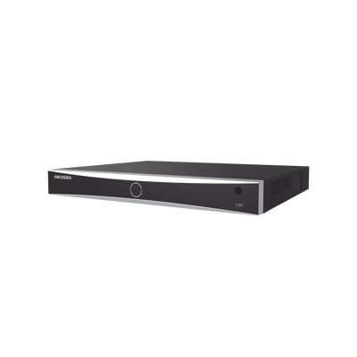 [DS-7632NXI-K2/16P] NVR 12 Megapixel (4K) / 32 canales IP / 16 Puertos PoE+ / Recocimiento Facial / AcuSense (Evita Falsas Alarmas) / 2 Bahías de Disco Duro / Swtich PoE 300 mts / HDMI en 4K / Alarmas I/O