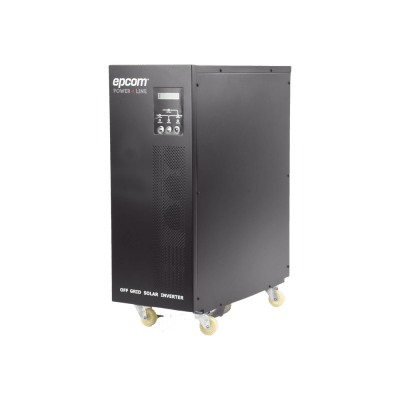 [EPI-5000-192] Inversor / Cargador para sistemas tipo isla de 192Vcc/120VCA de 5000W onda sinusoidal pura con controlador MPPT. Administre una fuente fotovoltaica, la red eléctrica y recargue su banco de baterías y su consumo sin problemas.