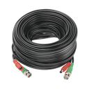 Cable Coaxial (BNC RG59) + Alimentación / SIAMES / 20 Metros (65.62 Pies) / 100% COBRE / Para Cámaras 4K / Uso Interior y Exterior