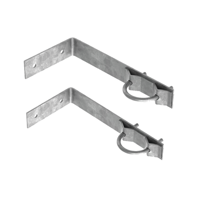 [SMR-PH] Juego de 2 Herrajes de Pared para Sujeción de Mástil (1-1/4" a 2")