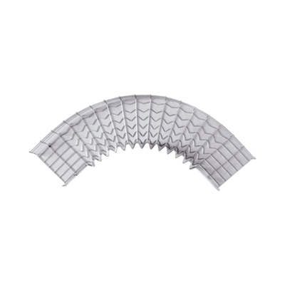 [CH-C90-54/200EZ] Curva Pre-Fabricada Horizontal de 90° con medidas de 54 mm de Peralte y 200 mm Ancho (54/200 mm)