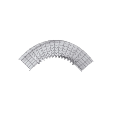 [CH-C90-54/300EZ] Curva Pre-Fabricada Horizontal de 90° con medidas de 54 mm de Peralte y 300 mm Ancho (54/300 mm)