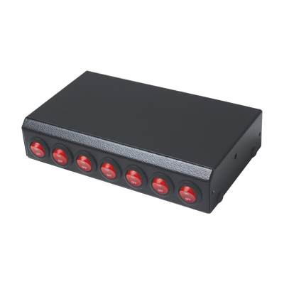 [SSW7LV2] Switchera con 7 interruptores para barra de luces