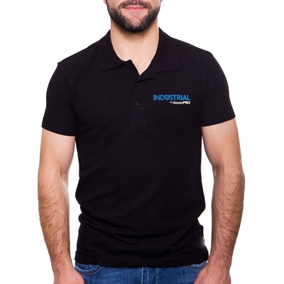 [PLAAPBS] Playera Tipo Polo Color Negro INDUSTRIAL by AccessPRO