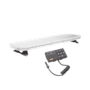 Barra de luces de 47" rojo/azul, 88 LED, con control de tráfico en color ámbar, ideal para equipar unidades de seguridad publica