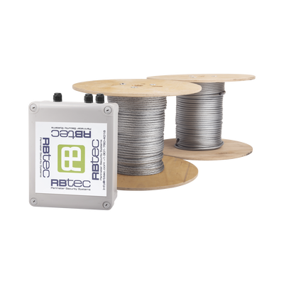 [IROC-2Z-500] Kit de Cable Sensor Perimetral Para Cercas Ciclonicas IRONCLAD/ 305 METROS / 2 ZONAS; 152 METROS POR ZONA / Sin Falsas Alarmas por Viento / TODO Incluido