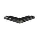 Patch Panel Z-Max de 48 Puertos, Blindado, Precargado con Jacks Categoría 6A, Angulado, 1UR