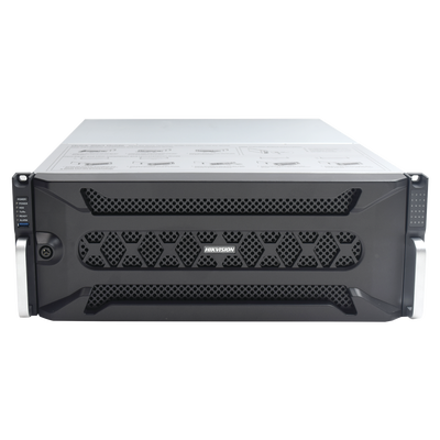 [DS-96256NI-I24] NVR 12 Megapixel (4K) / 256 canales IP / 24 Bahías de Disco Duro / 4 Puertos de Red / Soporta RAID con Hot Swap / NVR