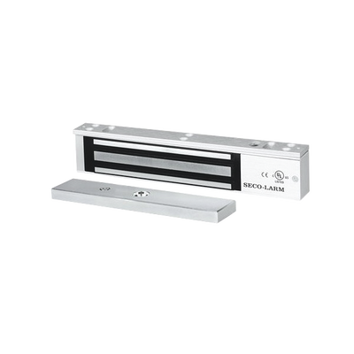 [E941SA600PQ] Chapa Magnética 600 lbs con LED /  Sensor de Estado de Unión / Sin Magnetismo Residual / Uso Interior.