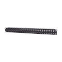 Patch Panel UTP Z-MAX de 48 Puertos, Precargado con Jacks Categoría 6, Plano, 1UR