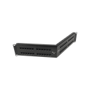 Patch Panel UTP HD6 Categoría 6, de 48 puertos, Angulado para alta densidad de puertos, 2UR