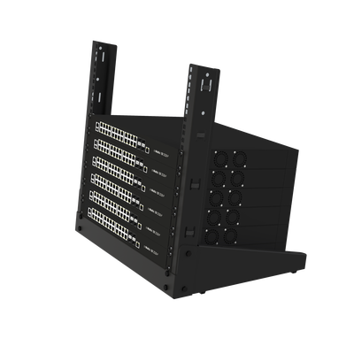[LPIR10U] Rack de 19", 9 UR,  Para Uso en Mesa. Ideal para Instalaciones, Temporales / Pruebas / Exhibición