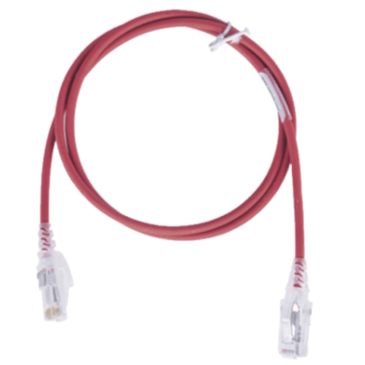 [MC6-07-0328] Patch Cord RJ45 6 UTP T568A/B CM/LSOH1 Rojo 2.13 Metros (7 Pies) 28AWG