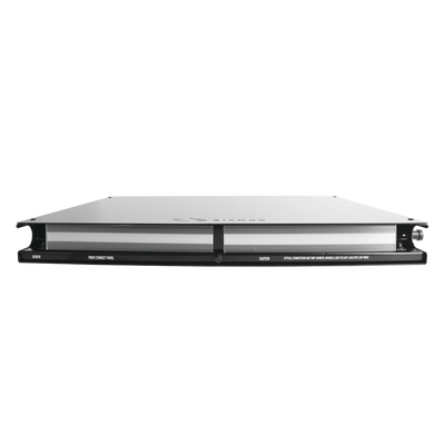 [FCP3-RACK] Panel de Conexión de Fibra para Rack de 19in, Bandeja Fija, Acepta 3 Placas Quick Pack, Hasta 72 Fibras, 1 UR