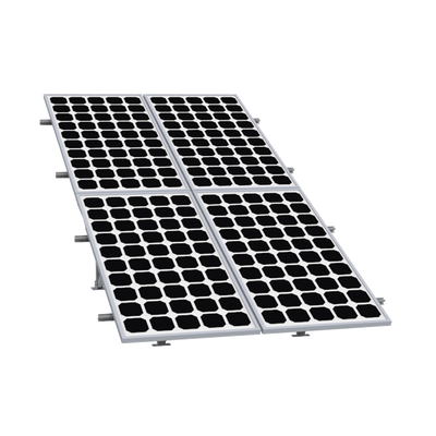 [VEKTOR5R2X2] Montaje para Panel Solar 2X2, Riel 5 de 2700mm para Módulos con Espesor de 30-35mm, Vel. de Viento Máx. 136km/h