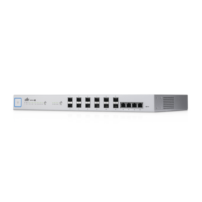 [US-16-XG] UniFi Switch 16 XG, Capa 2 de 12 puertos SFP+ 10 Gb + 4 puertos 10G Base-T (RJ-45)