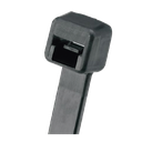 Cincho de Nylon 6.6, de 203mm largo x 3.6mm ancho, Color Negro. Paquete de 1000 Piezas