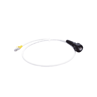 [XC6A-S10-B05] (XC6A-S10-B05) Patch Cord RJ45 Cat6A S/FTP T568A/B CM/LS0H1 Blanco Amarillo 3.05 Metros (10 Pies)