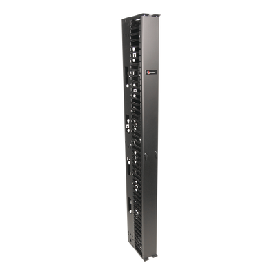 [VCM-6] Organizador RouteIT Vertical Sencillo de 45UR, Fabricado en Acero Laminado en Frío 16AWG, 6in (152mm) de Ancho