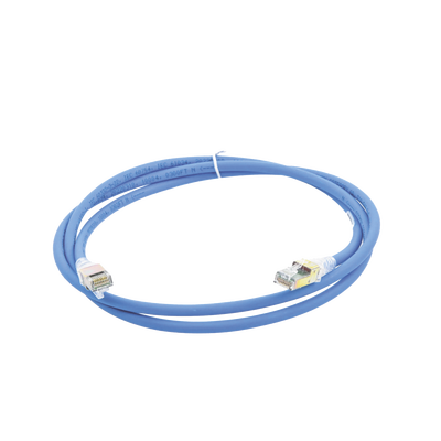 [ZM6A-05-06B] Patch Cord Z-MAX Cat6A UTP, CM, 1.52 Metros (5 Pies), Color Azul, Versión Bulk (Sin Empaque Individual)